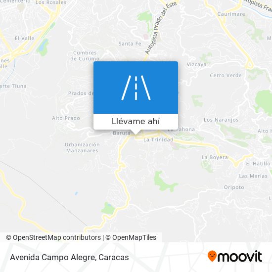 Mapa de Avenida Campo Alegre