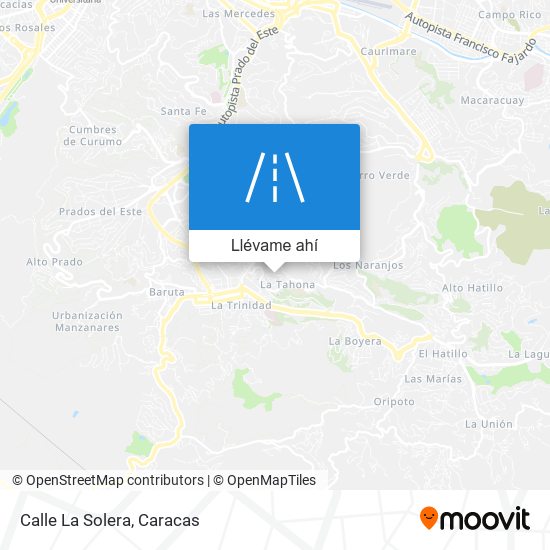 Mapa de Calle La Solera