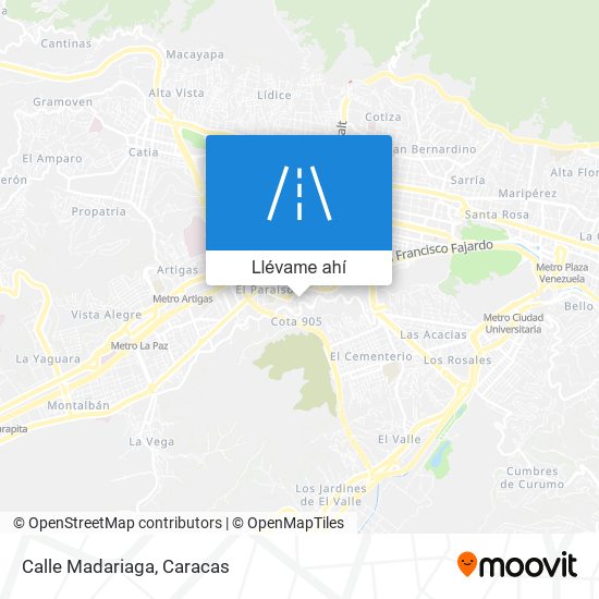 Mapa de Calle Madariaga