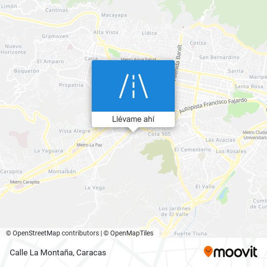 Mapa de Calle La Montaña