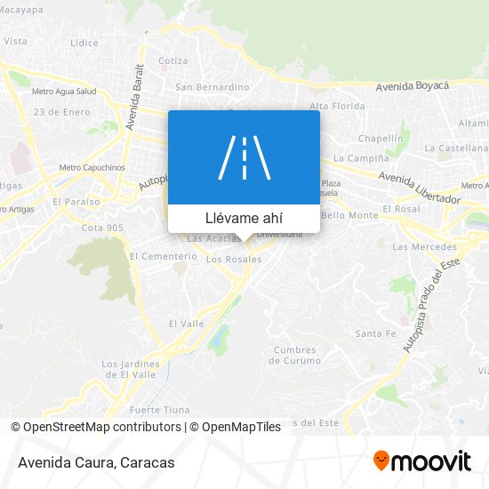 Mapa de Avenida Caura