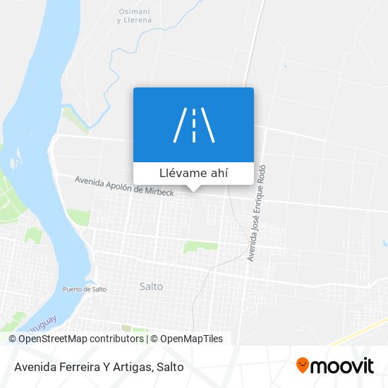 Mapa de Avenida Ferreira Y Artigas