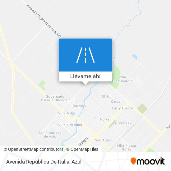 Mapa de Avenida República De Italia
