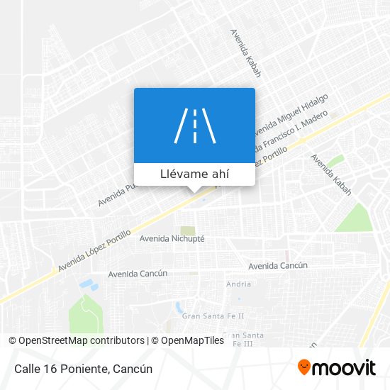 Cómo llegar a Calle 16 Poniente en Benito Juárez en Autobús?