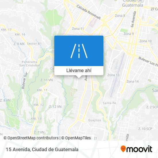 Mapa de 15 Avenida