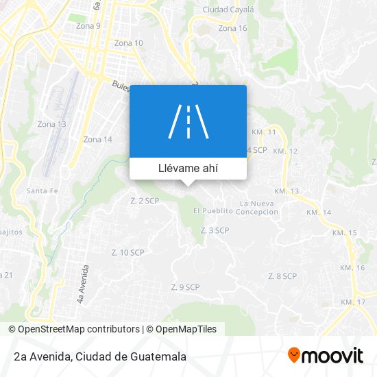 Mapa de 2a Avenida