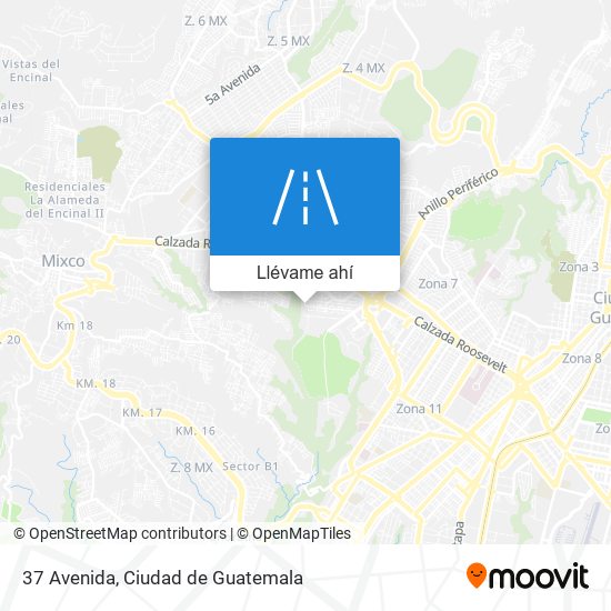 Mapa de 37 Avenida