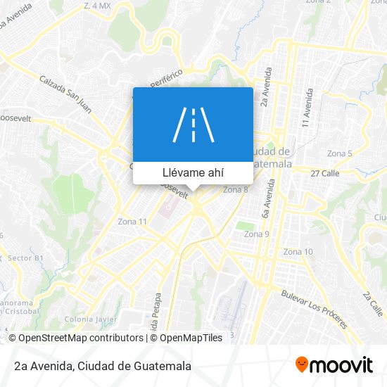 Mapa de 2a Avenida