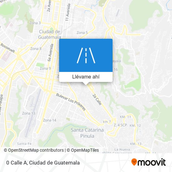 Mapa de 0 Calle A