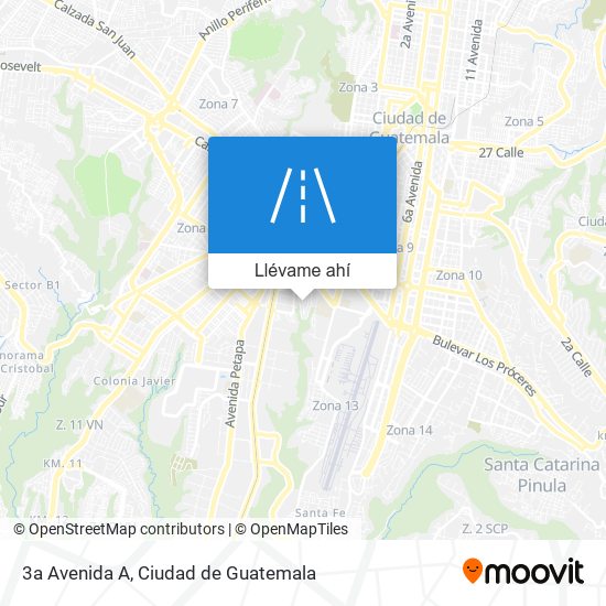 Mapa de 3a Avenida A