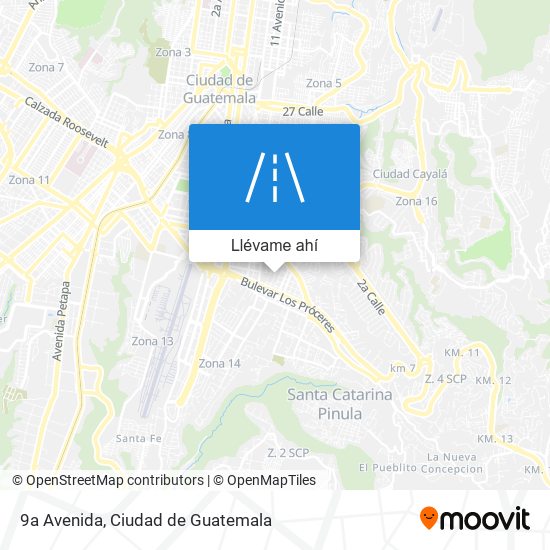 Mapa de 9a Avenida