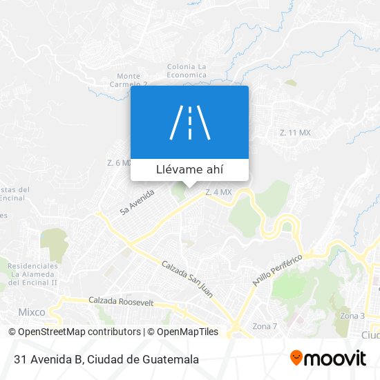 Mapa de 31 Avenida B