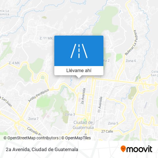 Mapa de 2a Avenida