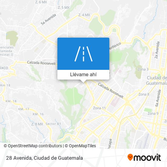 Mapa de 28 Avenida