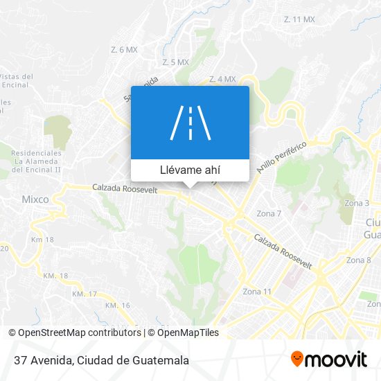 Mapa de 37 Avenida