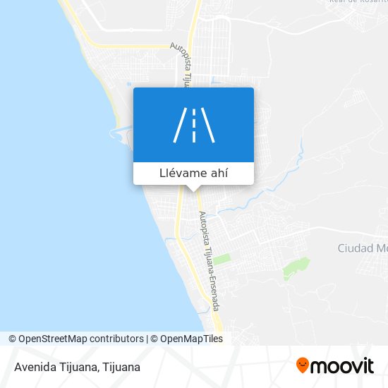 Mapa de Avenida Tijuana