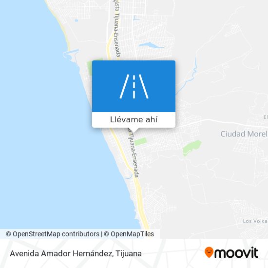 Mapa de Avenida Amador Hernández