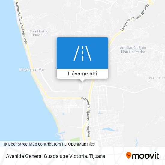 Mapa de Avenida General Guadalupe Victoria