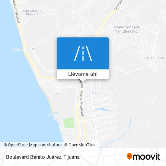 Mapa de Boulevard Benito Juárez