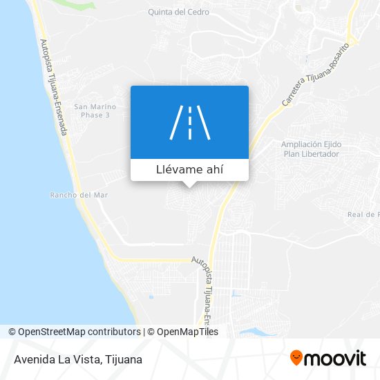 Mapa de Avenida La Vista