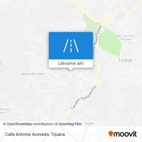 Mapa de Calle Antonio Acevedo