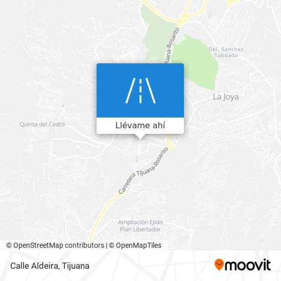Mapa de Calle Aldeira