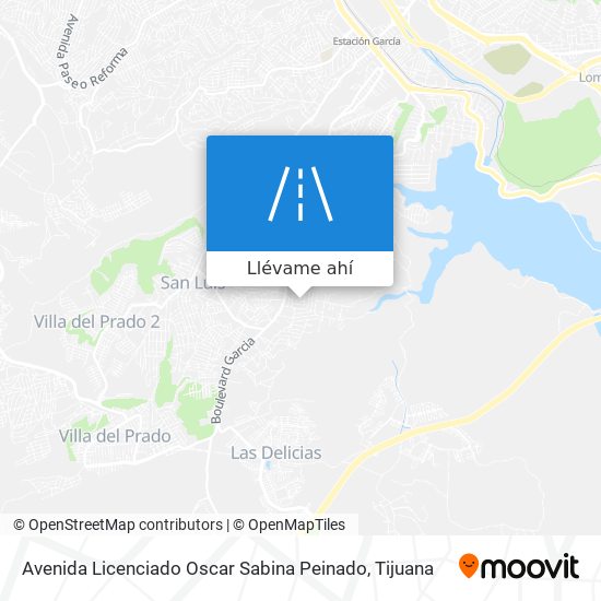 Mapa de Avenida Licenciado Oscar Sabina Peinado