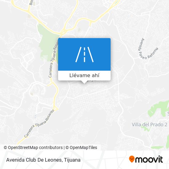 Mapa de Avenida Club De Leones