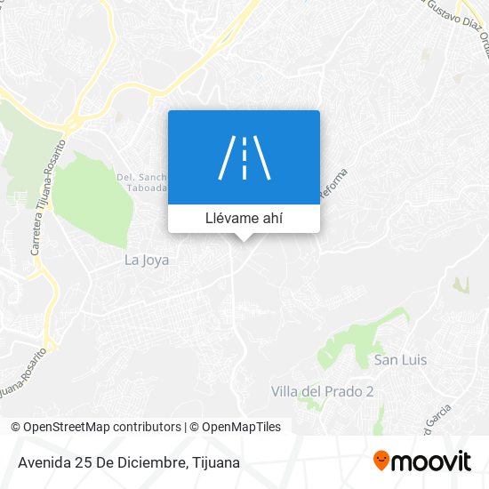 Mapa de Avenida 25 De Diciembre