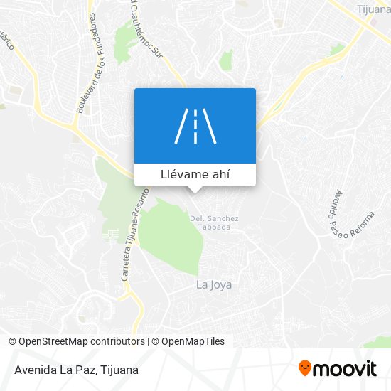Mapa de Avenida La Paz