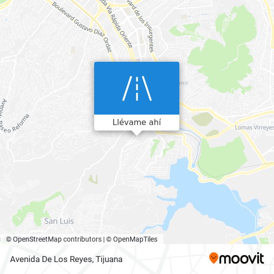 Mapa de Avenida De Los Reyes