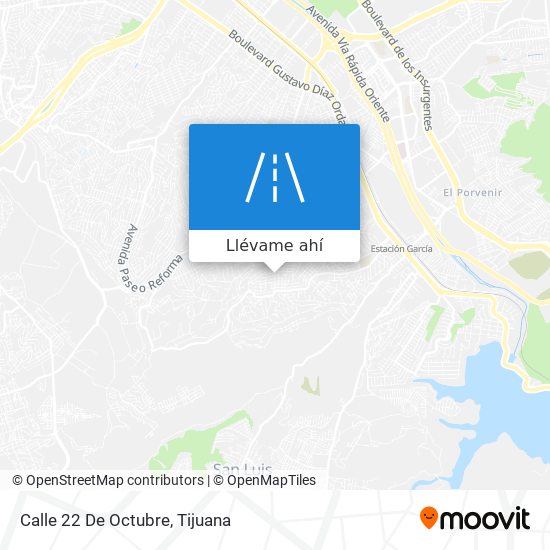 Mapa de Calle 22 De Octubre