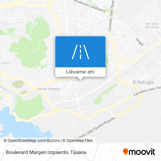 Mapa de Boulevard Margen Izquierdo