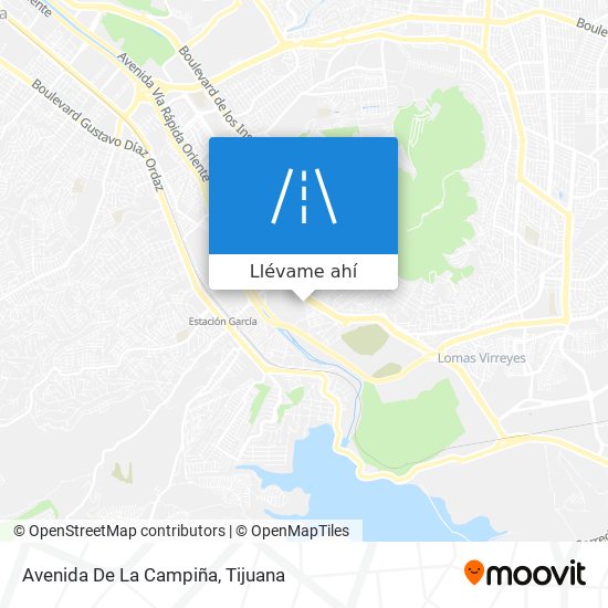 Mapa de Avenida De La Campiña