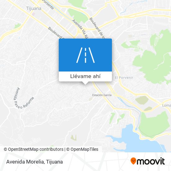 Mapa de Avenida Morelia