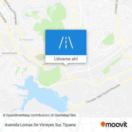 Mapa de Avenida Lomas De Virreyes Sur