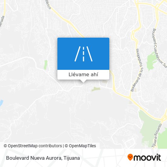 Mapa de Boulevard Nueva Aurora