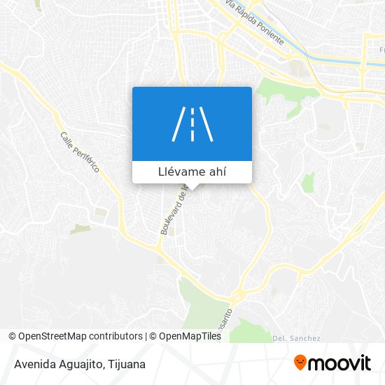 Mapa de Avenida Aguajito