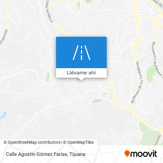 Mapa de Calle Agustín Gómez Farías