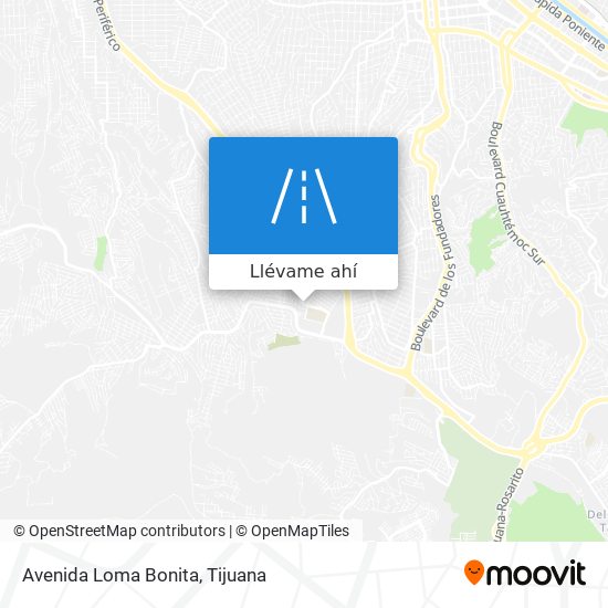 Mapa de Avenida Loma Bonita