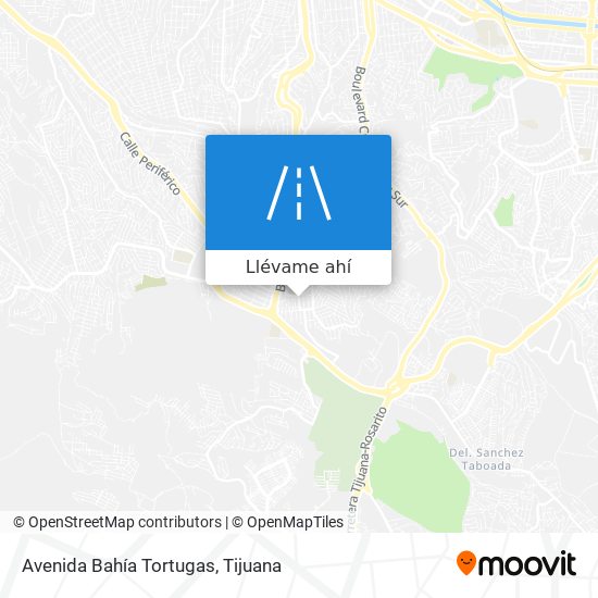 Mapa de Avenida Bahía Tortugas