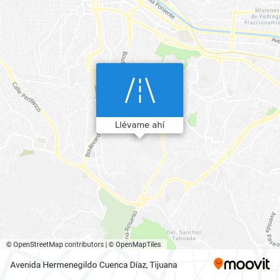 Mapa de Avenida Hermenegildo Cuenca Díaz