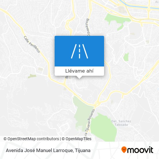 Mapa de Avenida José Manuel Larroque
