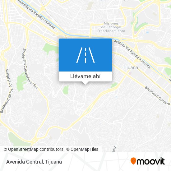 Mapa de Avenida Central