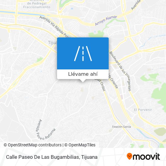 Cómo llegar a Calle Paseo De Las Bugambilias en Tijuana en Autobús?