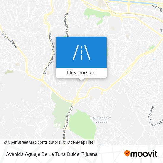 Mapa de Avenida Aguaje De La Tuna Dulce