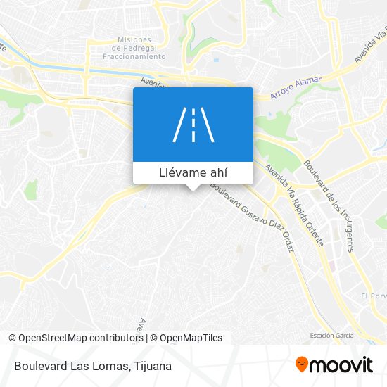 Mapa de Boulevard Las Lomas