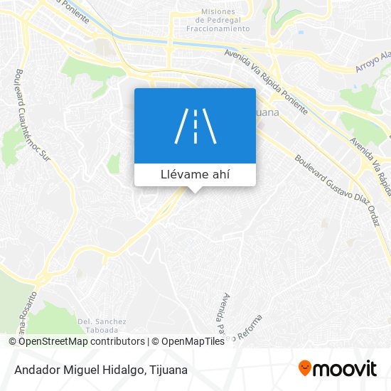 Mapa de Andador Miguel Hidalgo