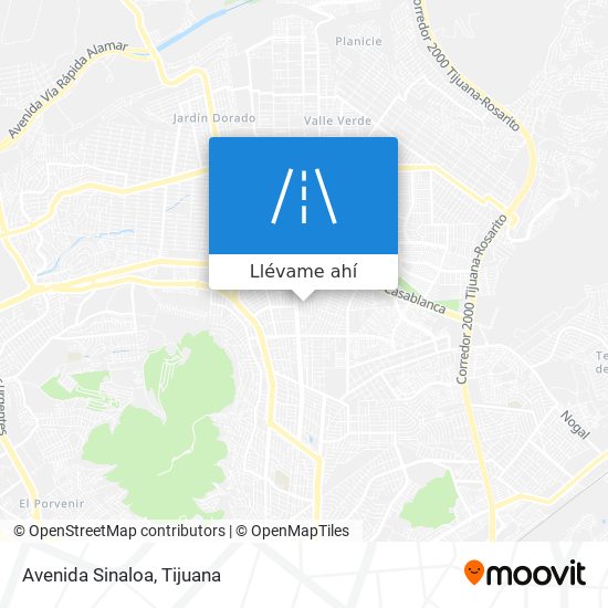 Mapa de Avenida Sinaloa