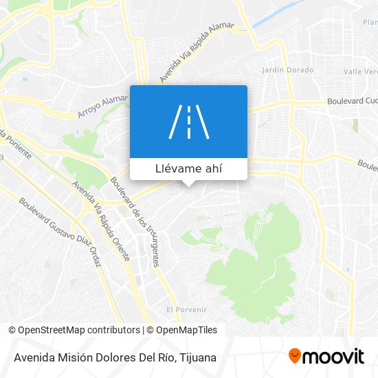 Mapa de Avenida Misión Dolores Del Río